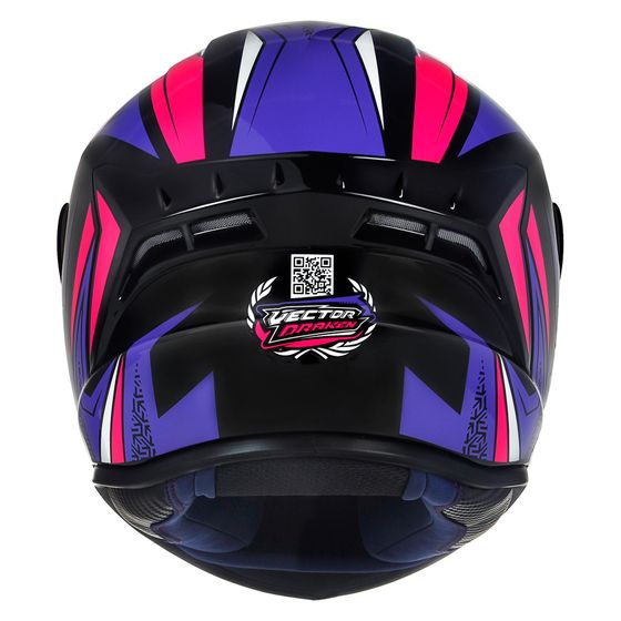 Capacete Moto Esportivo Asx Draken Vector Masculino FemininoASXVector_Vm