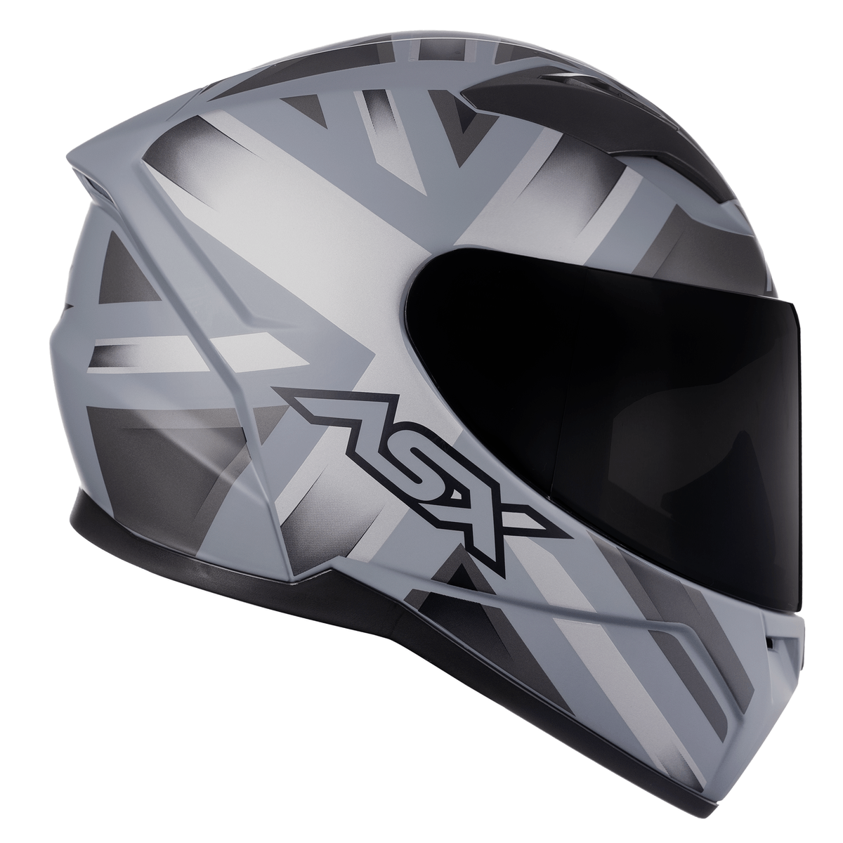 ASX | Capacete City Kingdom Cinza Fosco Prata - ASX
